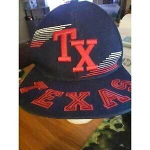 L&H Luxury Headwear TEXAS Red Multicolor Hat Ball Cap Snap Back Rapper MC Urban